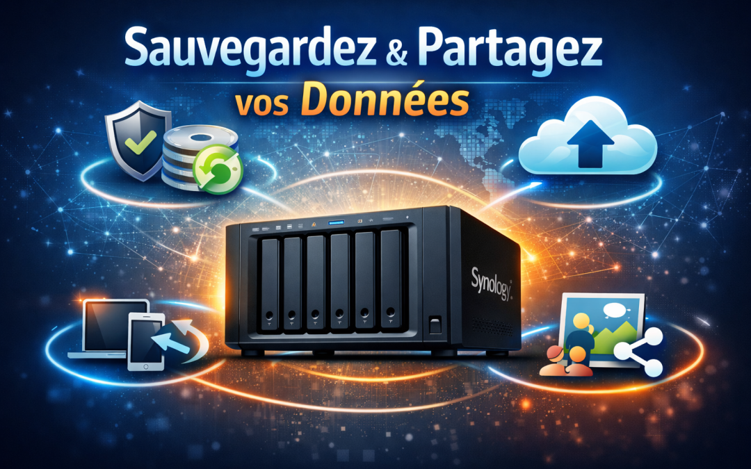 Comment sauvegarder et partager ses données avec un NAS Synology (sans se compliquer la vie)