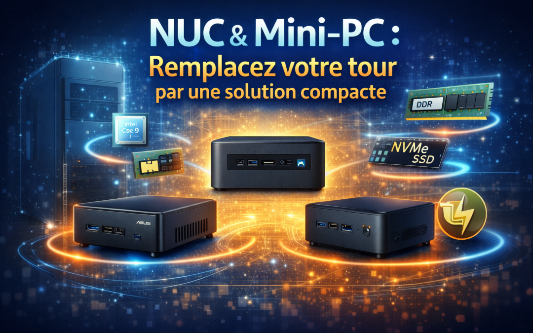 Les NUC et mini-PC : puissance, compacité et nouvelle façon de penser l’informatique